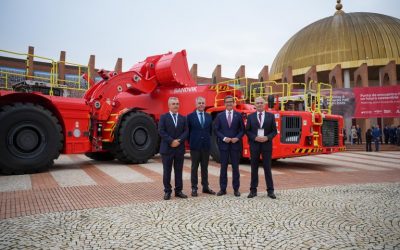 El alcalde inaugura la V edición del Mining and Minerals Hall, el mayor evento del sector minero de Europa